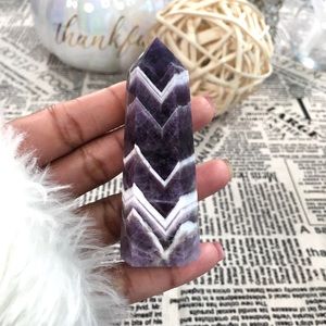 s🕉Sold On Etsy!🕉Chevron Amethyst Tower
